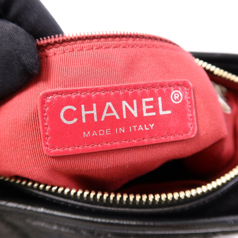 CHANEL 牛皮皮革Gabrielle Small鏈帶肩背袋-5