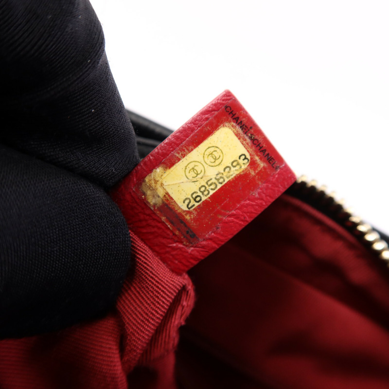 CHANEL 牛皮皮革Gabrielle Small鏈帶肩背袋-7