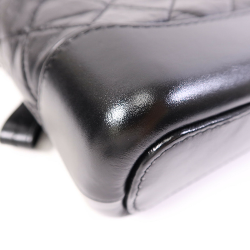 CHANEL 牛皮皮革Gabrielle Small鏈帶肩背袋-12