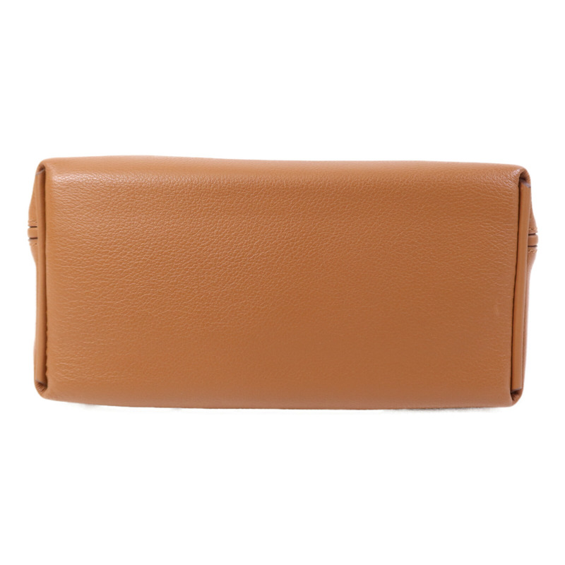 HERMES Swift皮革24/24 Mini銀扣肩背袋Gold-3