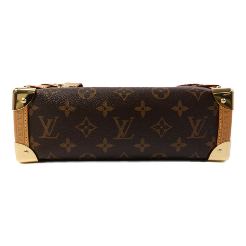 LOUIS VUITTON Monogram Side Trunk金扣手挽肩背兩用袋-3