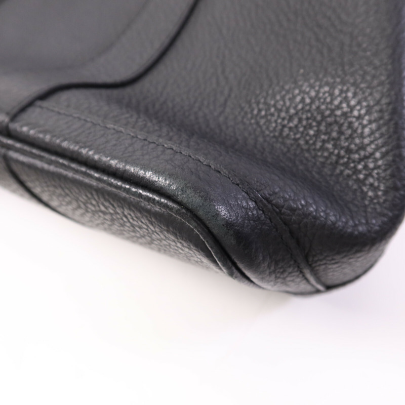 HERMES Negonda皮革Garden Party PM銀扣手挽袋-12