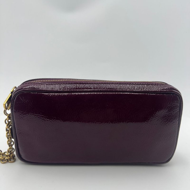 伊夫聖羅蘭 Besace 系列漆皮鍊條包-9