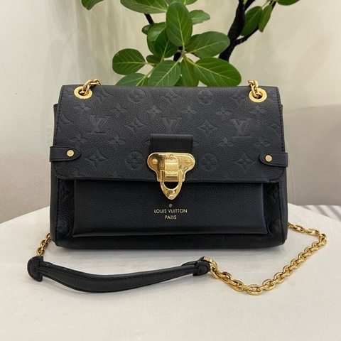 98新 LOuis Vuitton Vavin 黑金中號 芯片款 尺寸25×10×18cm