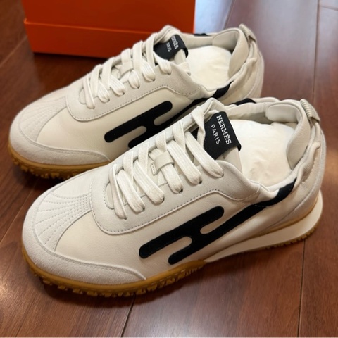 💖Hermes Jet 女鞋 德訓鞋 白色 38號💖 全新