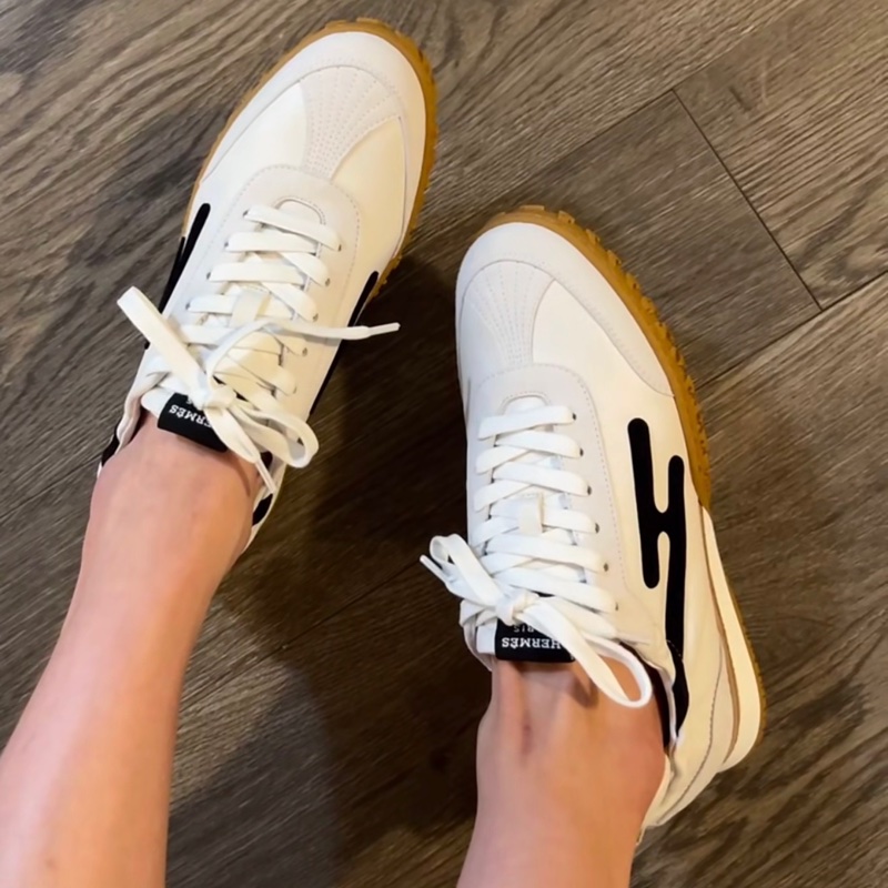 💖Hermes Jet 女鞋 德訓鞋 白色 38號💖 全新-1