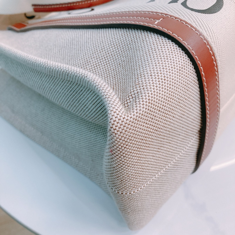 MS0513 CHLOE 蔻依經典單肩包包WOODY MEDIUM TOTE CANVAS-8