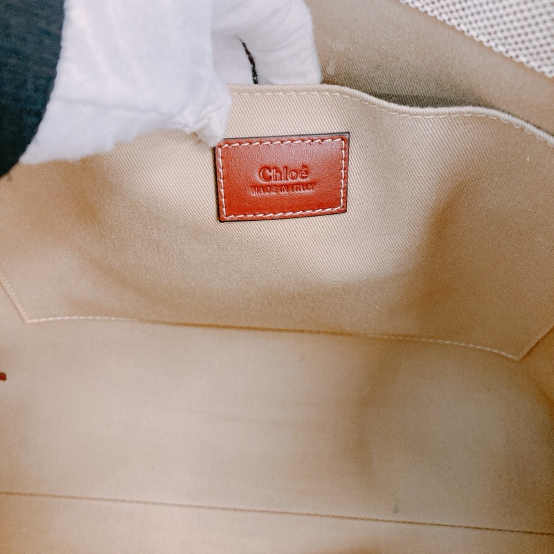 MS0513 CHLOE 蔻依經典單肩包包WOODY MEDIUM TOTE CANVAS-11