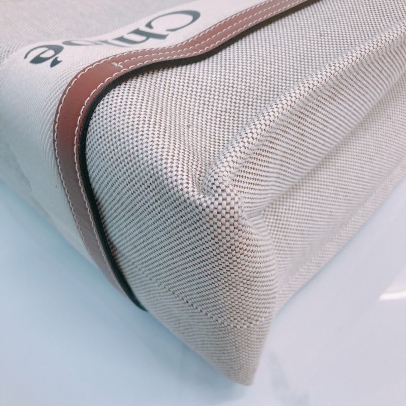 MS0513 CHLOE 蔻依經典單肩包包WOODY MEDIUM TOTE CANVAS-22