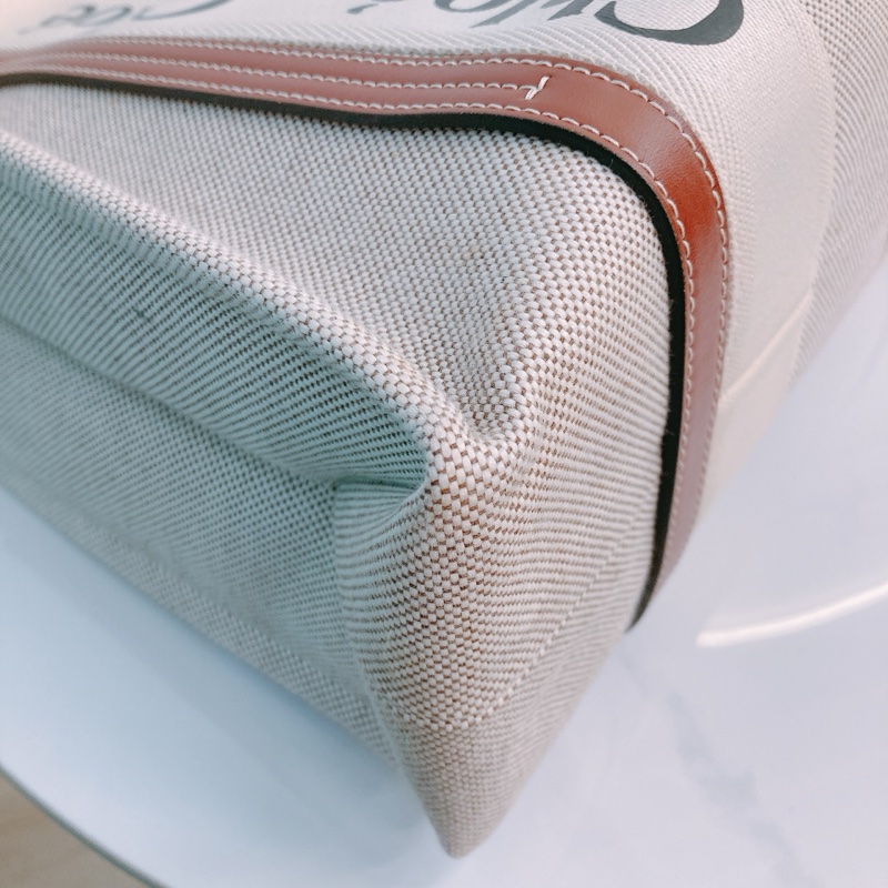 MS0513 CHLOE 蔻依經典單肩包包WOODY MEDIUM TOTE CANVAS-24