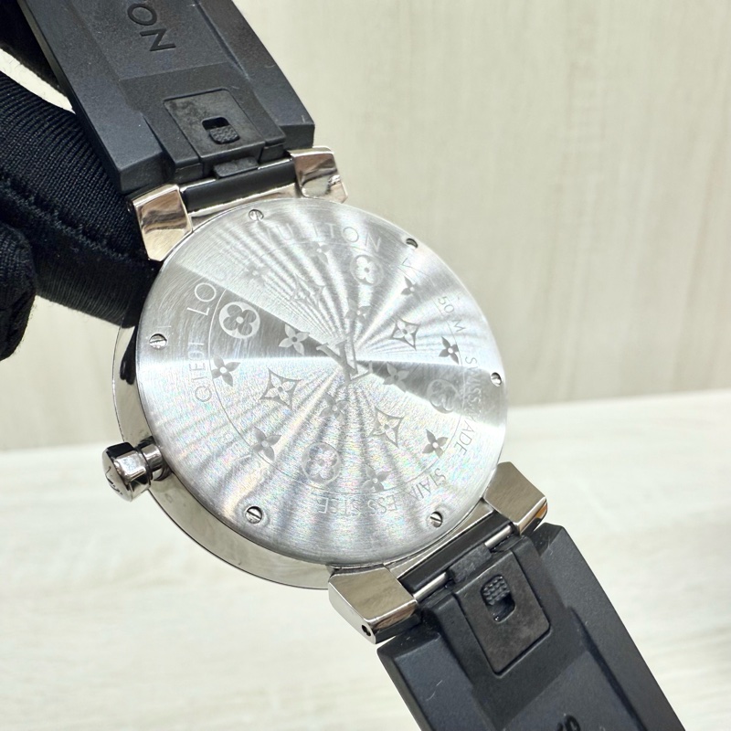 LV Tambour Slim鑽石 石英錶QBBB57-5