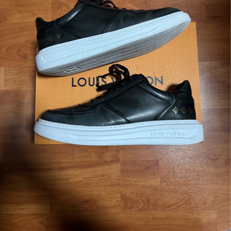 路易威登Lv Beverly Hills牛皮休閒鞋 灰色 42碼-0