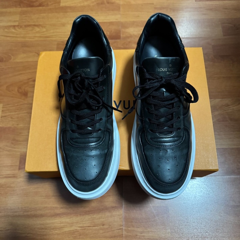 路易威登Lv Beverly Hills牛皮休閒鞋 灰色 42碼-2