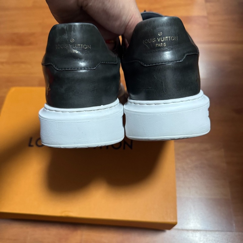 路易威登Lv Beverly Hills牛皮休閒鞋 灰色 42碼-3