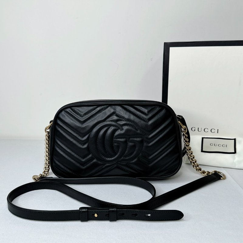 GUCCI GG Marmont拉鍊相機包-1