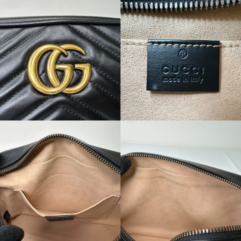 GUCCI GG Marmont拉鍊相機包-7