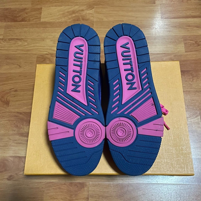 Lv Trainer紫粉 路易威登正品猛男紫色 尺碼:41碼-6