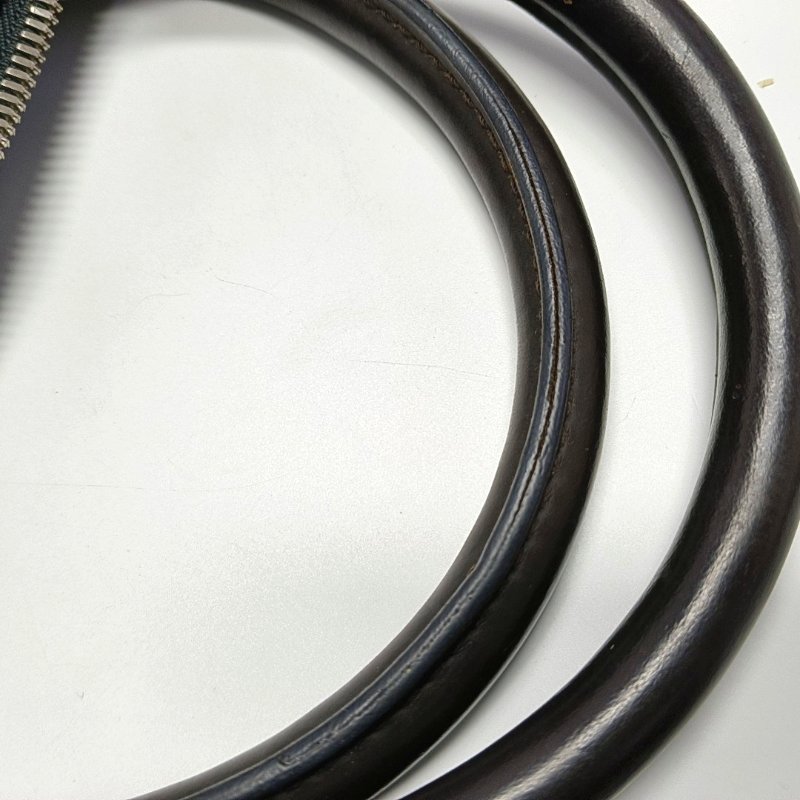 LOUIS VUITTON SOUVERAIN黑色織物單肩包手提包銀色五金-9