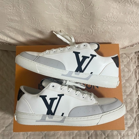 路易威登正品Lv charlie板鞋 白色 44.5碼