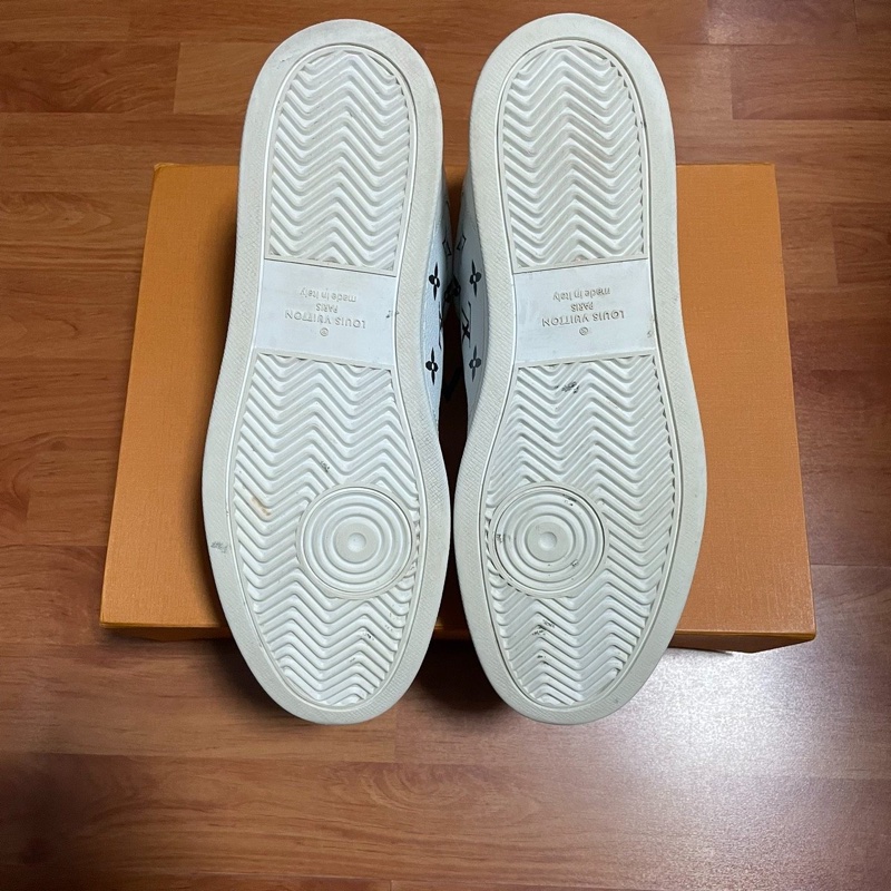 Lv Rivoli Monogram低幫休閒時尚板鞋 白色 43.5碼-9