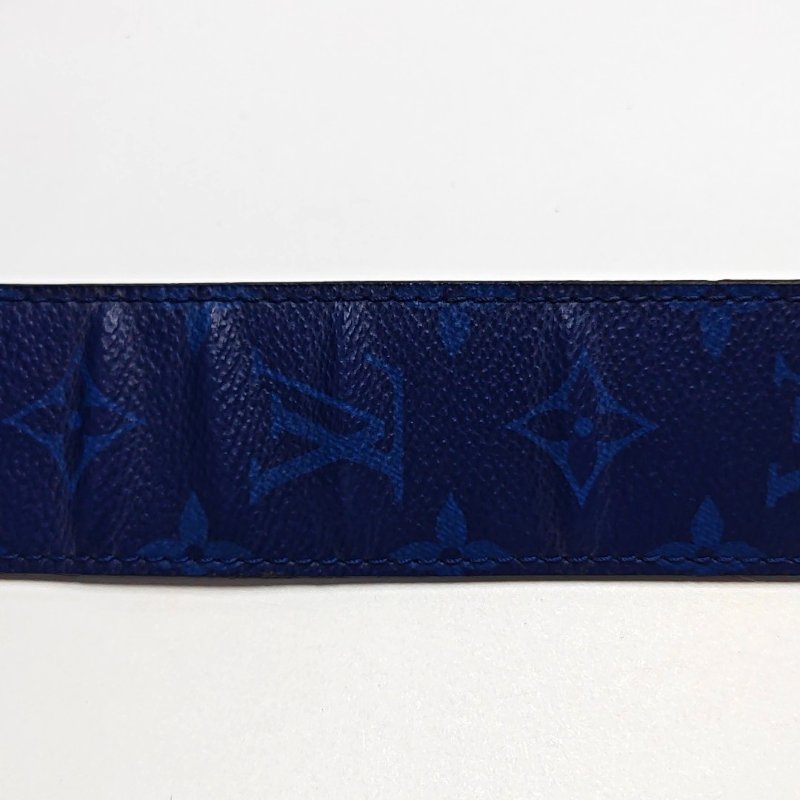 LOUIS VUITTON OUTDOOR棕色塗層帆布老花斜挎包單肩包紅色五金-12