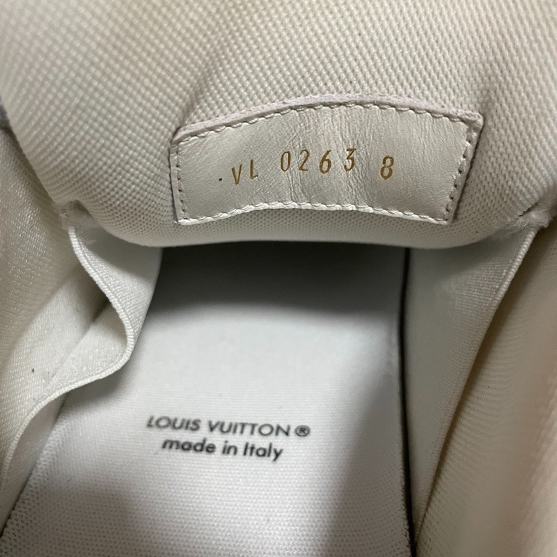 Lv Trainer Maxi小胖丁 路易威登時尚板鞋 男款白藍 42碼-5