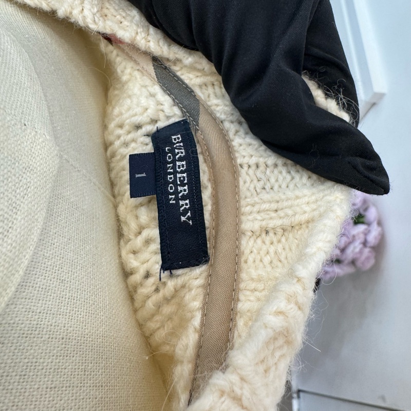 Burberry 米白色 針織 連衣裙 秋冬-9