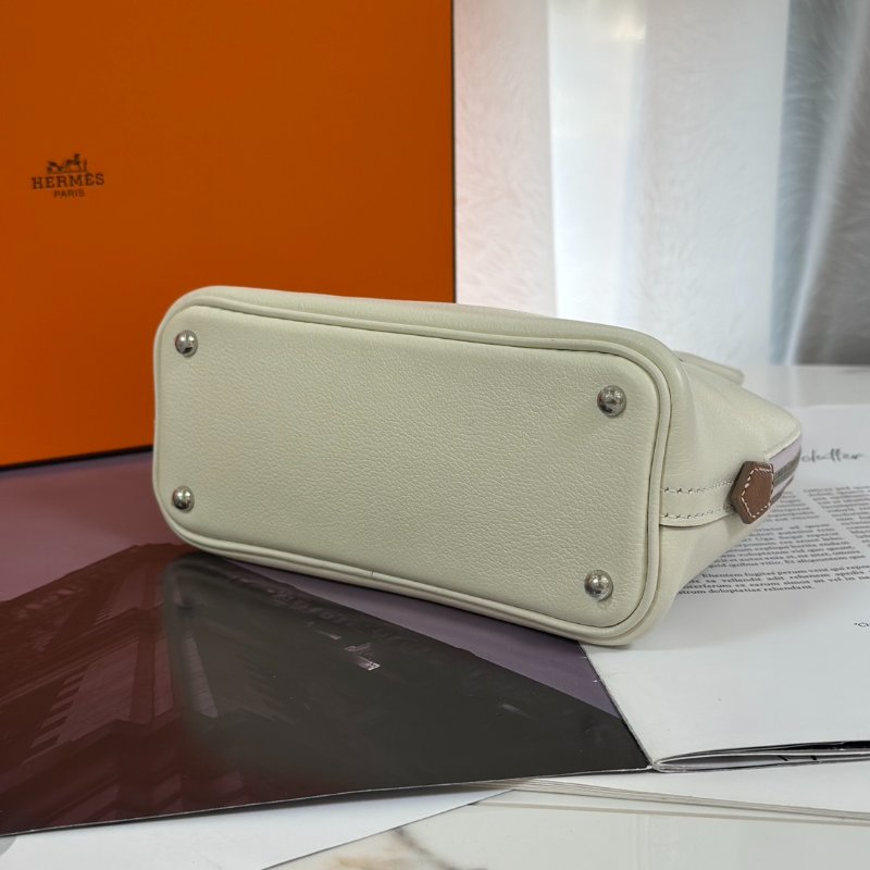 HERMES Mini bolide - 蘑菇白/夢幻紫/金棕 B-5