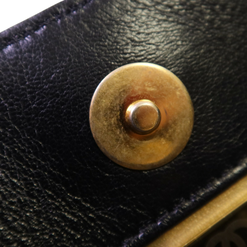 CHANEL 羊皮皮革Hobo Bag金扣鏈帶肩背袋-15