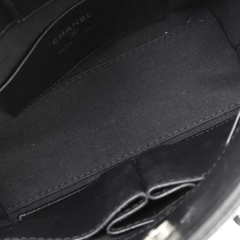 CHANEL 羊皮皮革Chain Shoulder金扣鏈帶肩背袋-4