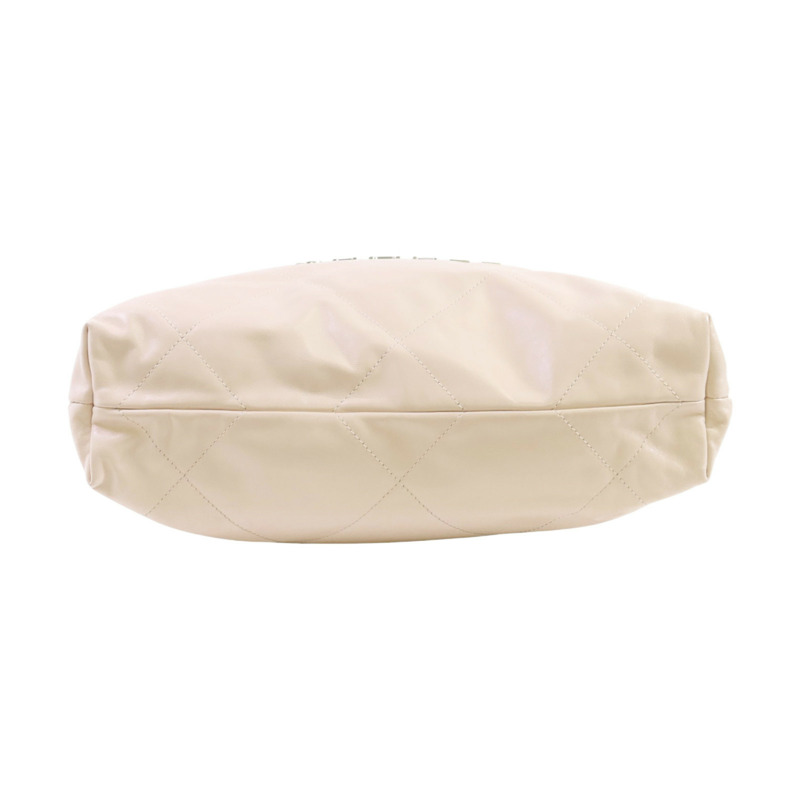 CHANEL 牛皮皮革Chanel 22 Small銀扣鏈帶肩背袋-3