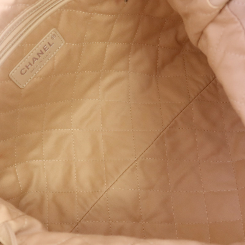 CHANEL 牛皮皮革Chanel 22 Small銀扣鏈帶肩背袋-4