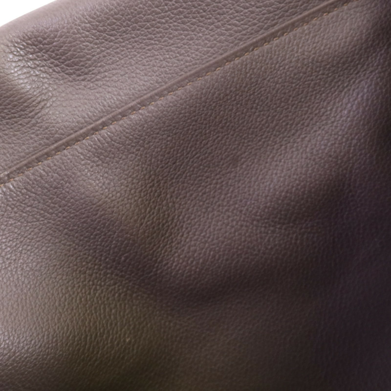 HERMES Evercolor皮革Lindy 26銀扣手挽肩背兩用袋Etain-18