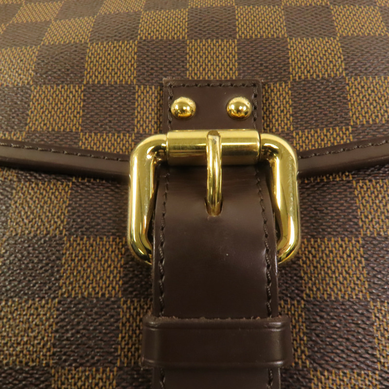 LOUIS VUITTON Damier Highbury金扣肩背袋-5