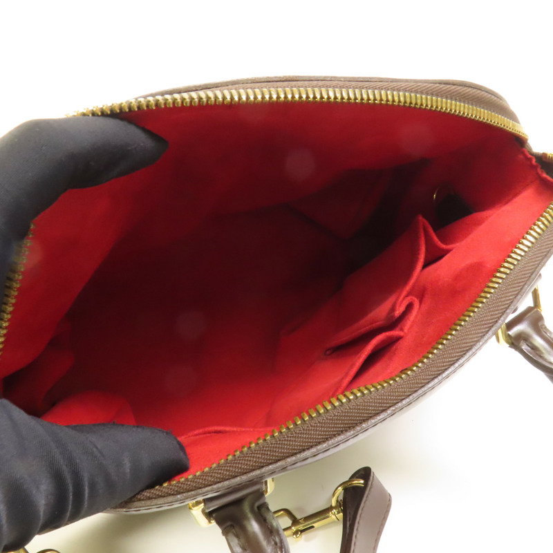 LOUIS VUITTON Damier Trevi PM 金扣手挽肩背兩用袋-4