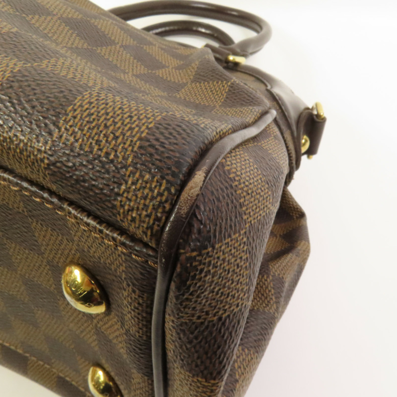 LOUIS VUITTON Damier Trevi PM 金扣手挽肩背兩用袋-12