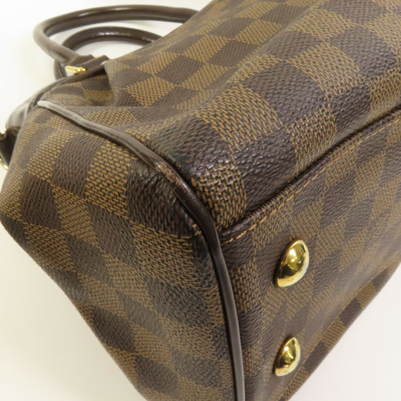 LOUIS VUITTON Damier Trevi PM 金扣手挽肩背兩用袋-13