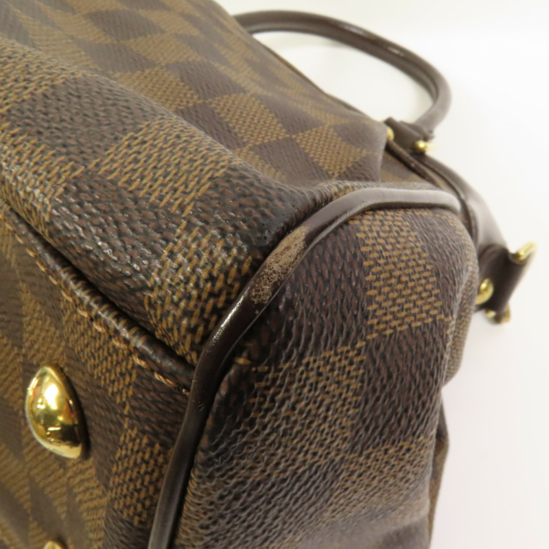 LOUIS VUITTON Damier Trevi PM 金扣手挽肩背兩用袋-14
