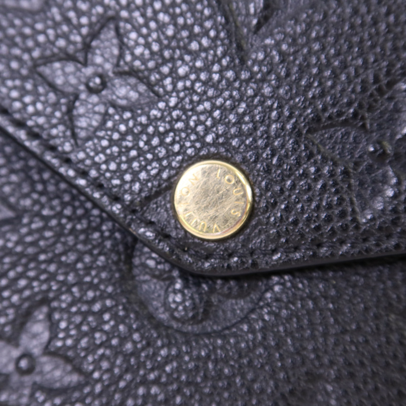 LOUIS VUITTON Monogram Empreinte Felicie Pochette金扣鏈帶肩背袋-8