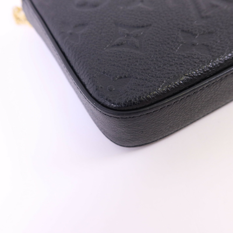 LOUIS VUITTON Monogram Empreinte Felicie Pochette金扣鏈帶肩背袋-16