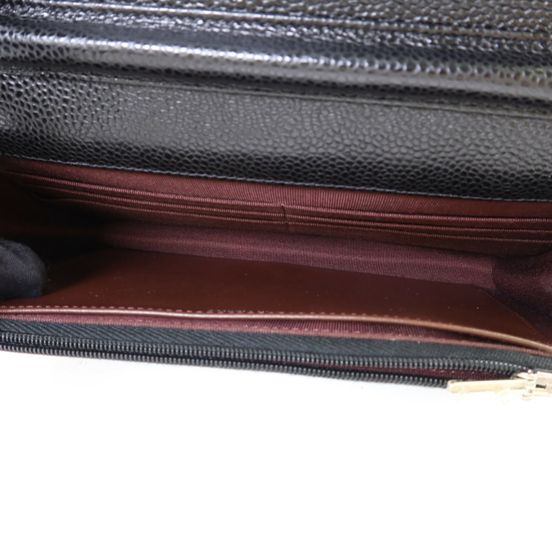 CHANEL 牛皮皮革WOC Wallet On Chain銀扣鏈帶肩背袋-5