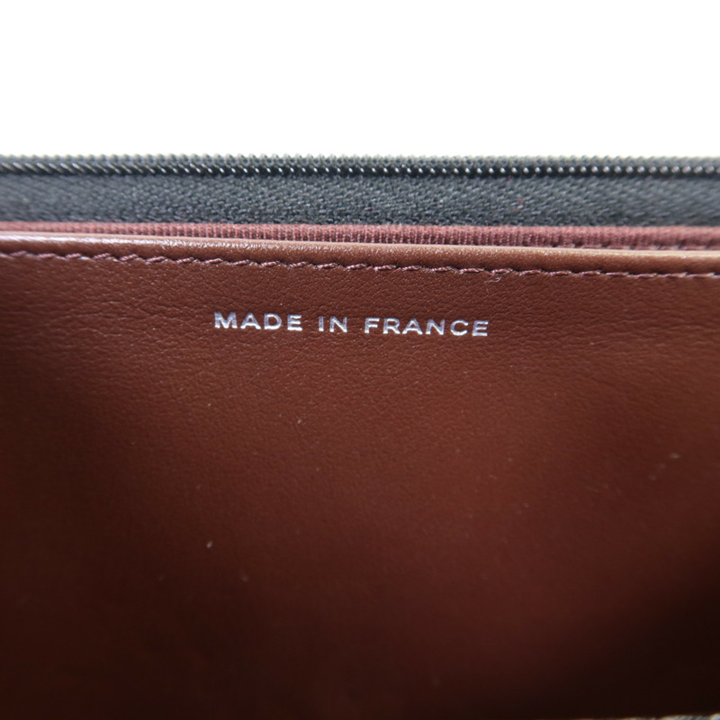 CHANEL 牛皮皮革WOC Wallet On Chain銀扣鏈帶肩背袋-7