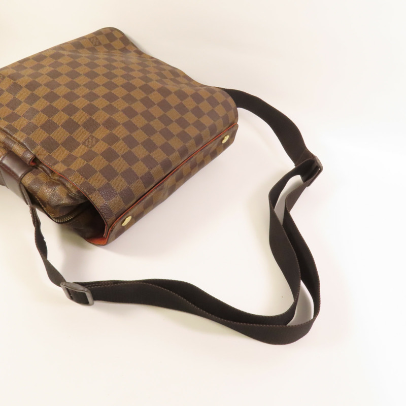 LOUIS VUITTON Damier Naviglio金扣肩背袋-5