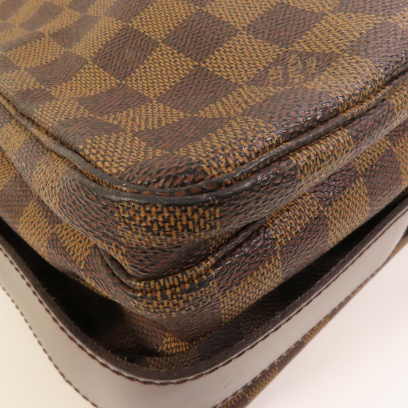 LOUIS VUITTON Damier Naviglio金扣肩背袋-11