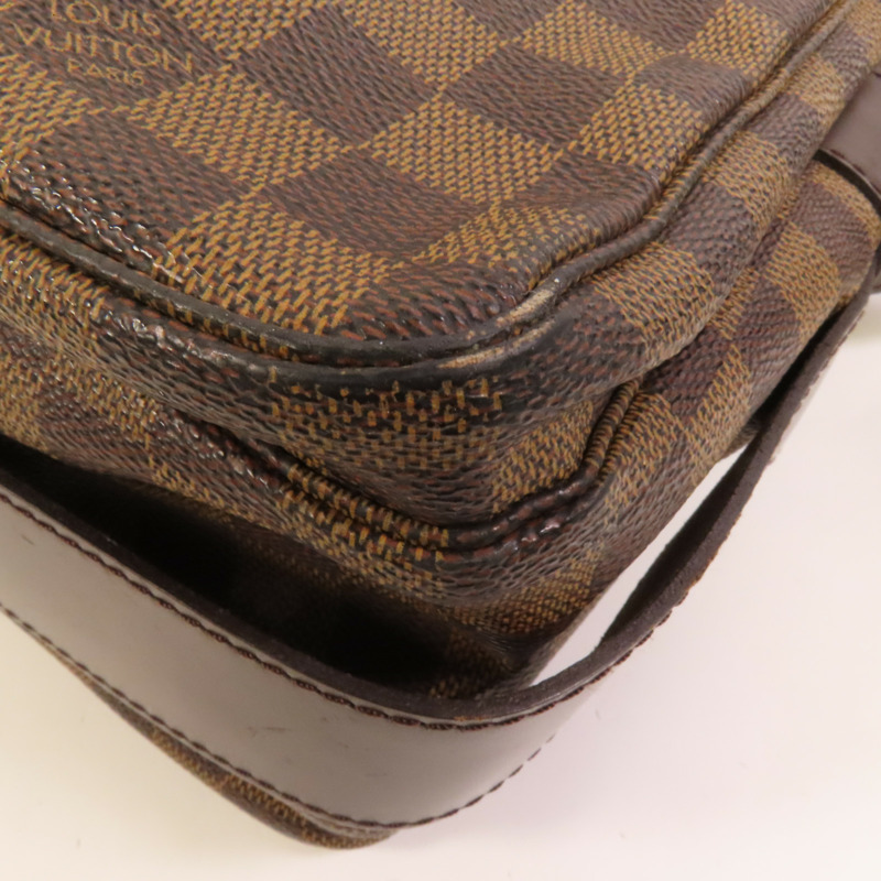 LOUIS VUITTON Damier Naviglio金扣肩背袋-13