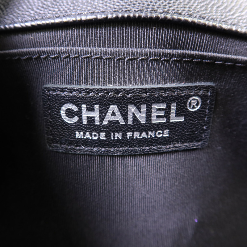 CHANEL 牛皮皮革Boy 25鏈帶肩背袋-7