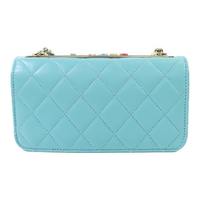 CHANEL 羊皮皮革Trendy CC金扣鏈帶肩背袋-1