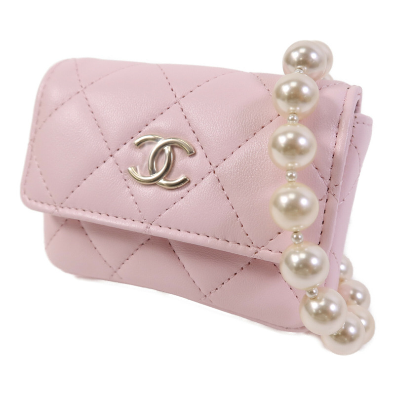 CHANEL 羊皮皮革Waist Bag金扣鏈帶腰包-2