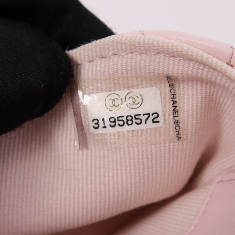 CHANEL 羊皮皮革Waist Bag金扣鏈帶腰包-7