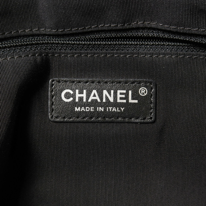 CHANEL 牛仔布2 way Shoulder銀扣手挽肩背兩用袋-5
